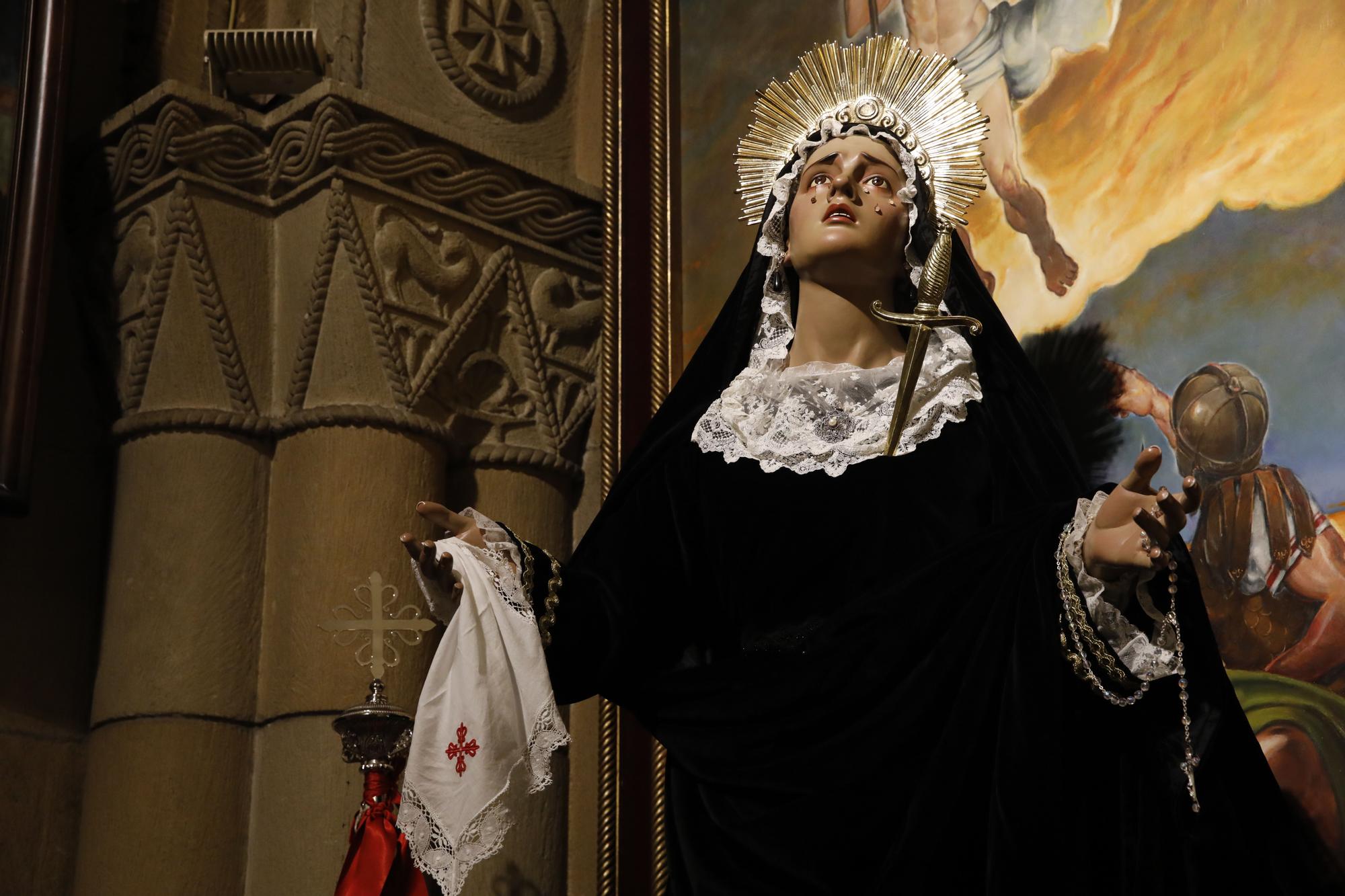 Las “joyas” que salen en procesión: así son las imágenes más destacadas de la Semana Santa de Gijón