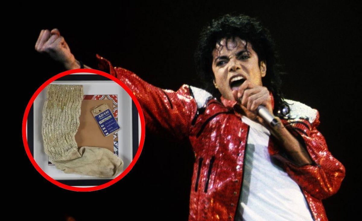 Subastan un calcetín usado por Michael Jackson