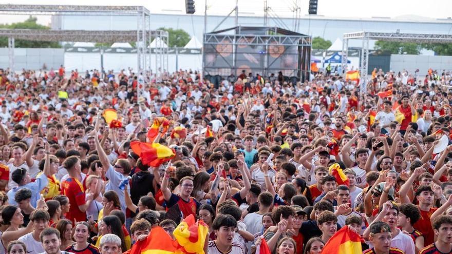 Palma y Son Fusteret vibran con España en la semifinal ante Francia