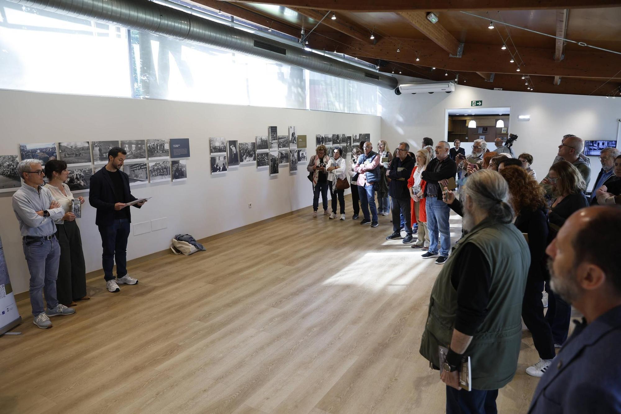 Así fue la inauguración de “Lo que queda de entonces”, una memoria fotográfica a la Asturias franquista