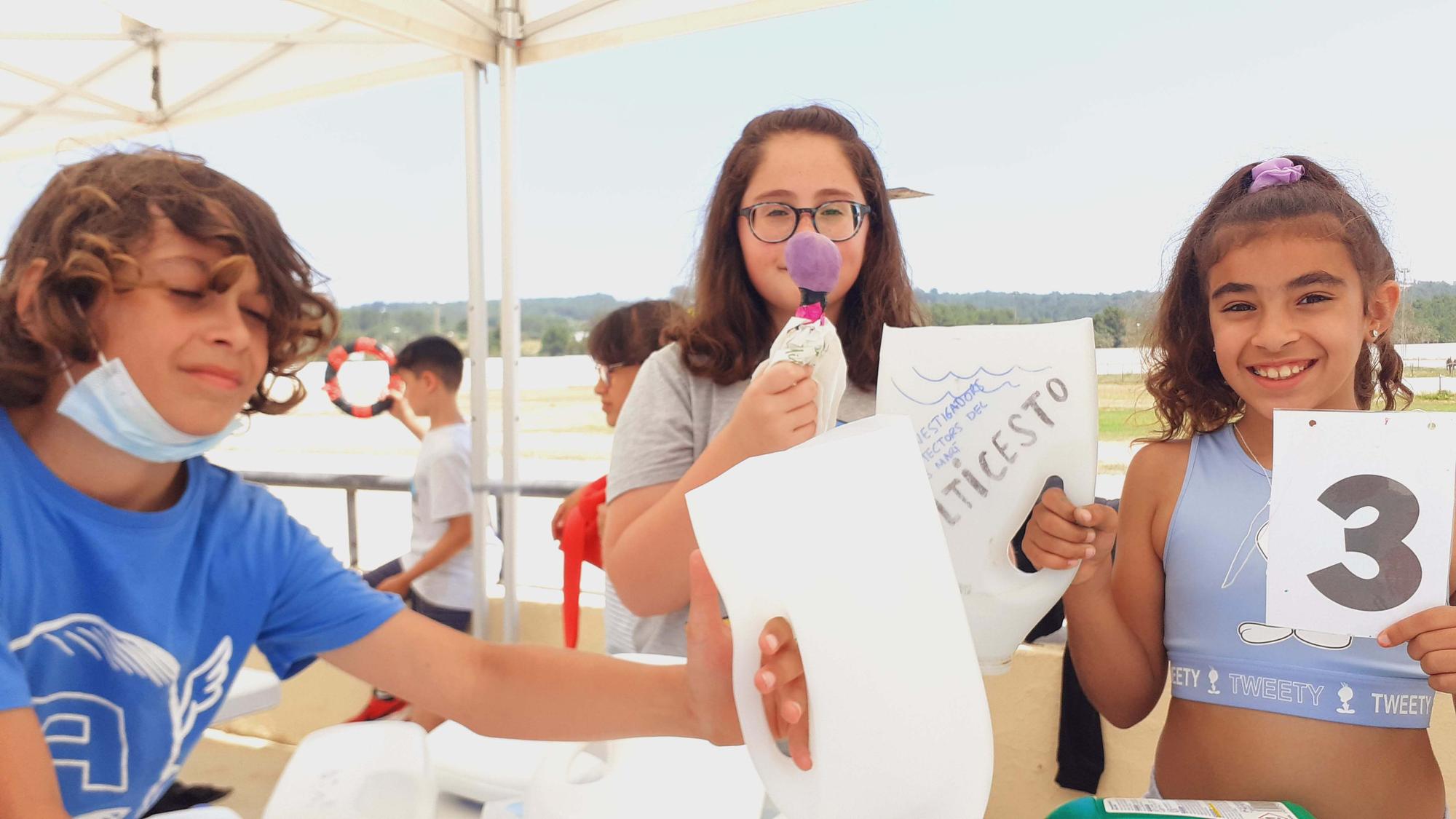 Pequeños maestros del reciclaje en Ibiza