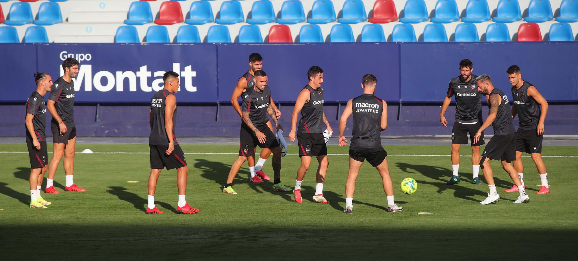 Así ha sido el entrenamiento de hoy del Levante UD