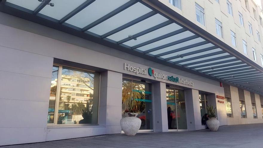 Fachada del Hospital Quirónsalud Marbella.