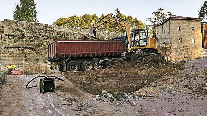 Obras de acceso en Puente Romano.