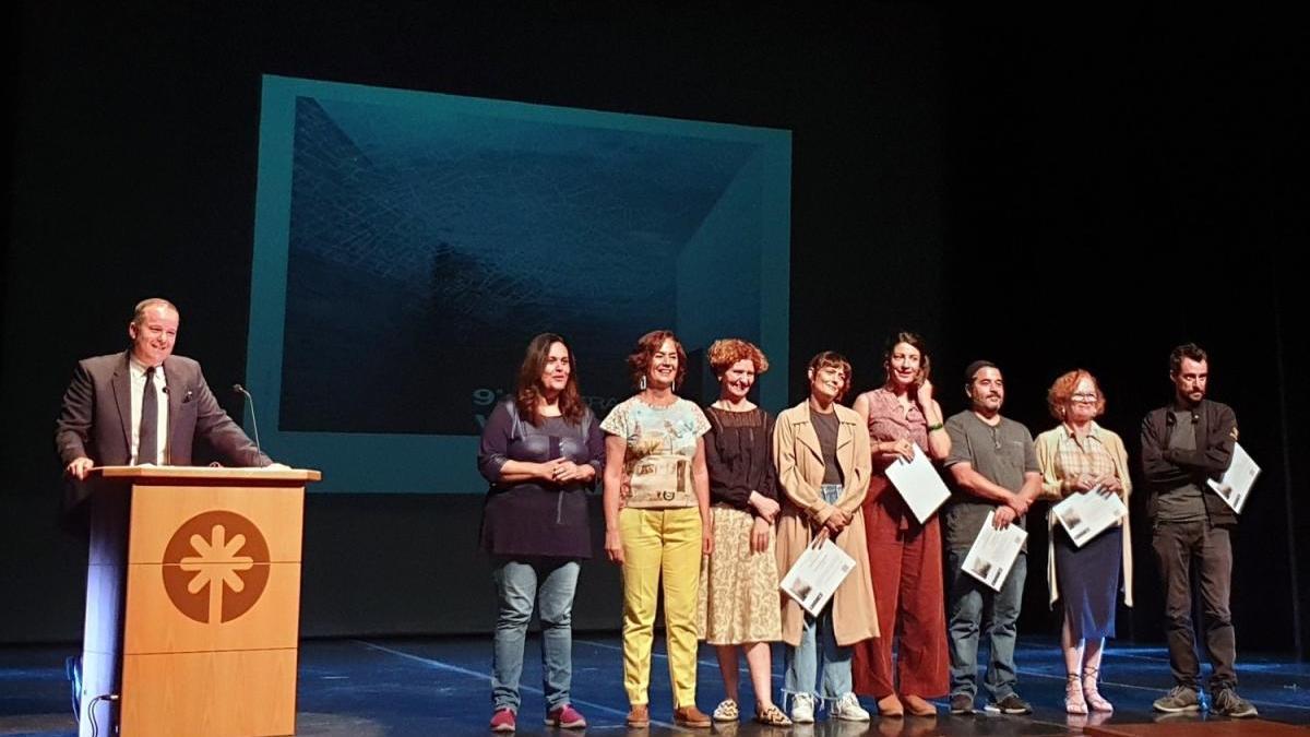 Los ganadores y el jurado de la novena edición de &#039;Visionaria&#039;, el pasado 2019, en el Cicca.