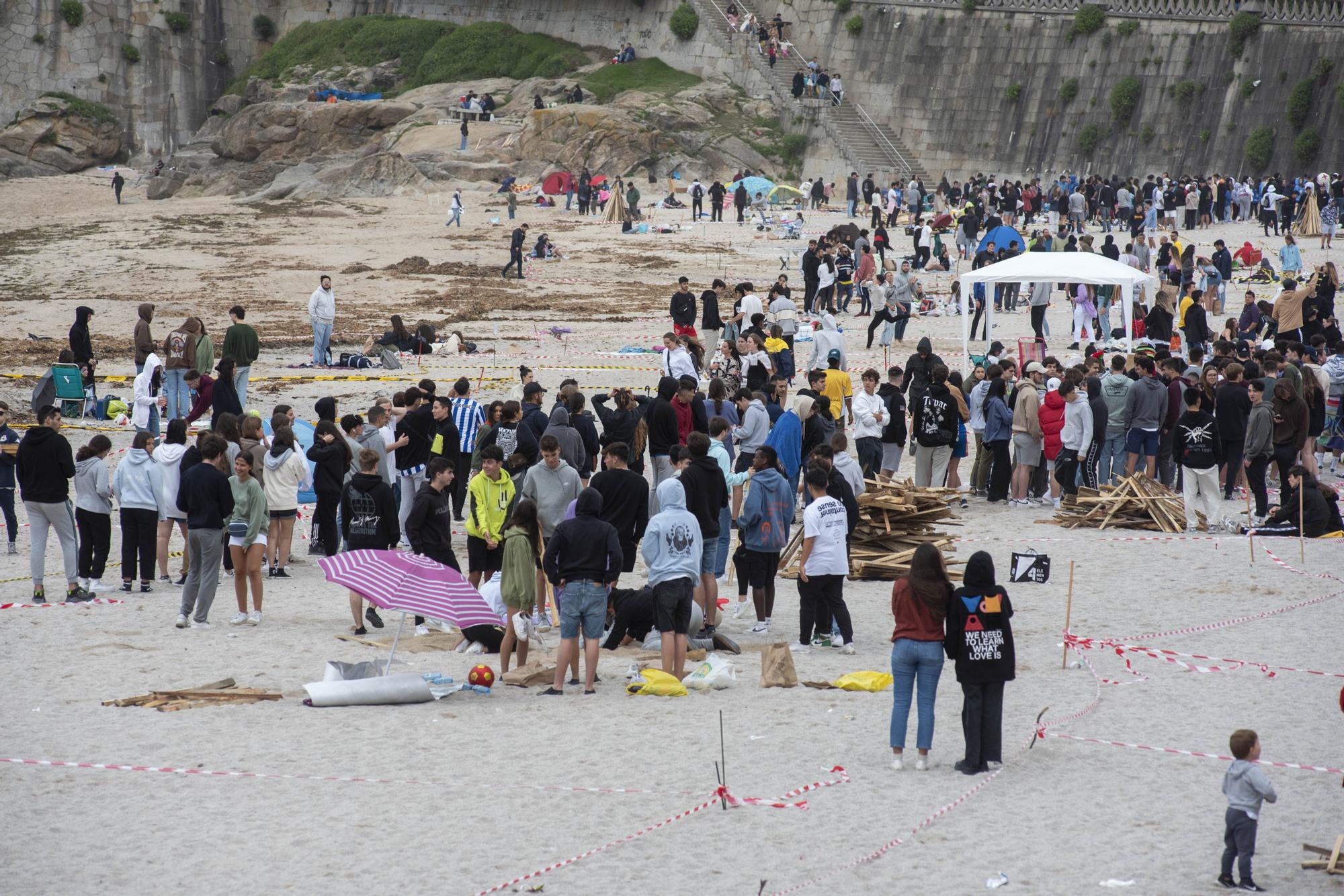 Todo listo para celebrar San Juan en A Coruña