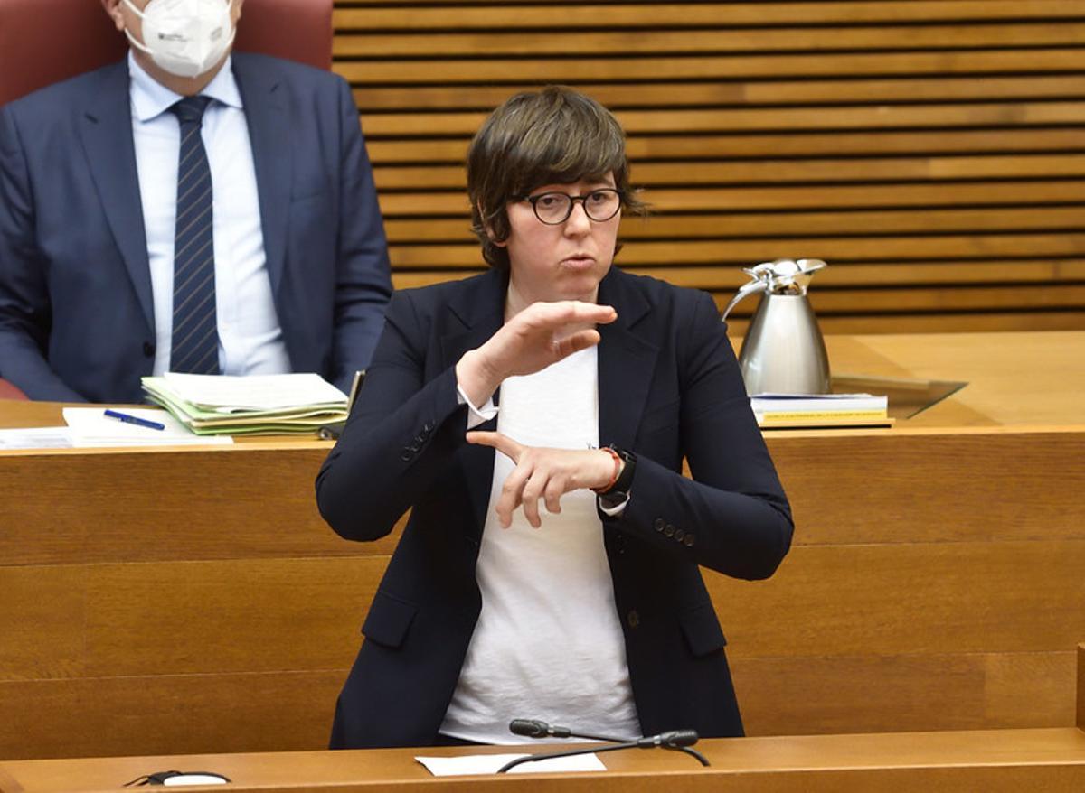 La síndica de Unides Podem, Pilar Lima