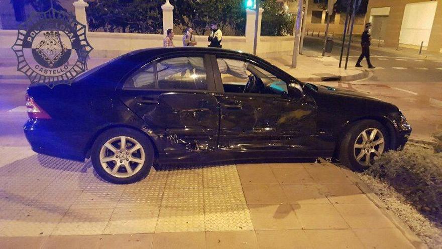 Dos conductores ebrios sufren accidentes en Castelló