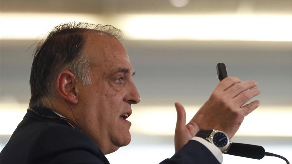 Tebas arremete contra Infantino y contra la FIFA