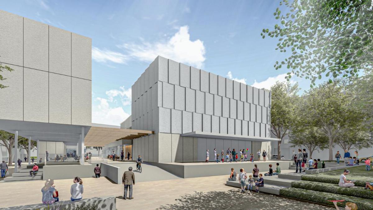 El centro sociocultural de Jayton, en el barrio de Carrús en Elche, tendrá dos edificios: auditorio y cine