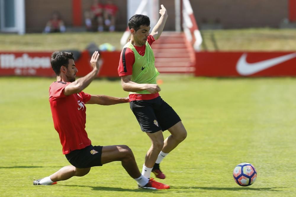 Entrenamiento del Sporting