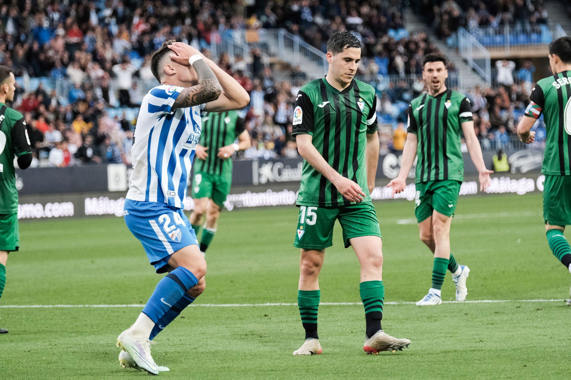 Las imágenes del Málaga CF - SD Éibar en La Rosaleda