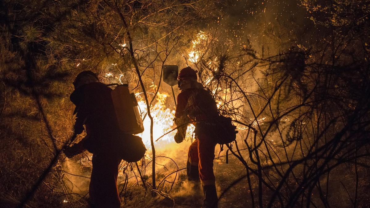 La alarmante sequía y la presencia de incendios forestales mantuvieron en vilo a Galicia a mediados de octubre.