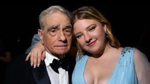 Martin Scorsese y su hija Francesca Scorsese.
