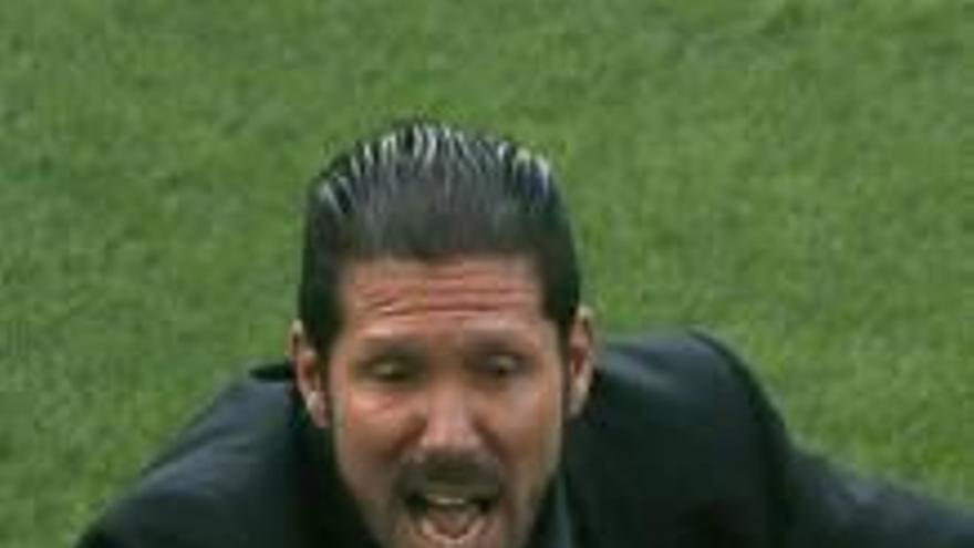 Simeone, ayer.