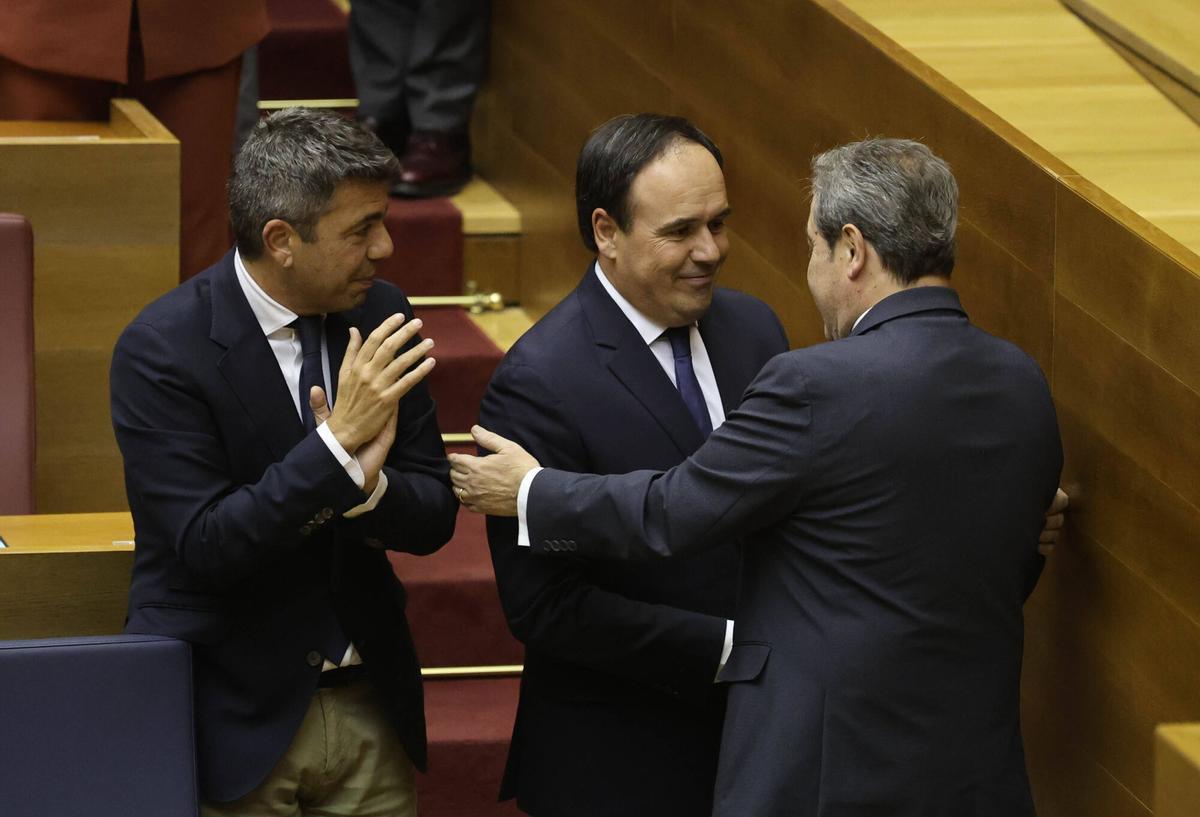 VALENCIA. VLC. Investiture of Pérez Llorca as new President in Les Corts