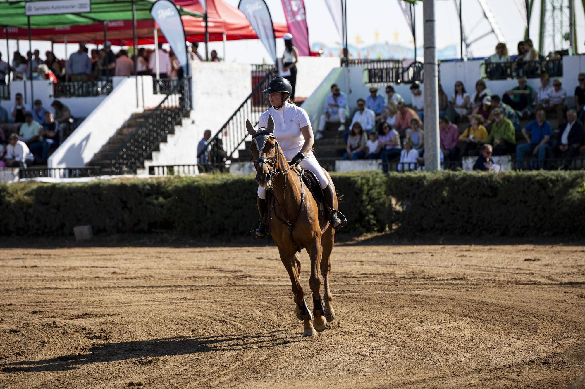 Participantes en la primera jornada del concurso nacional de saltos