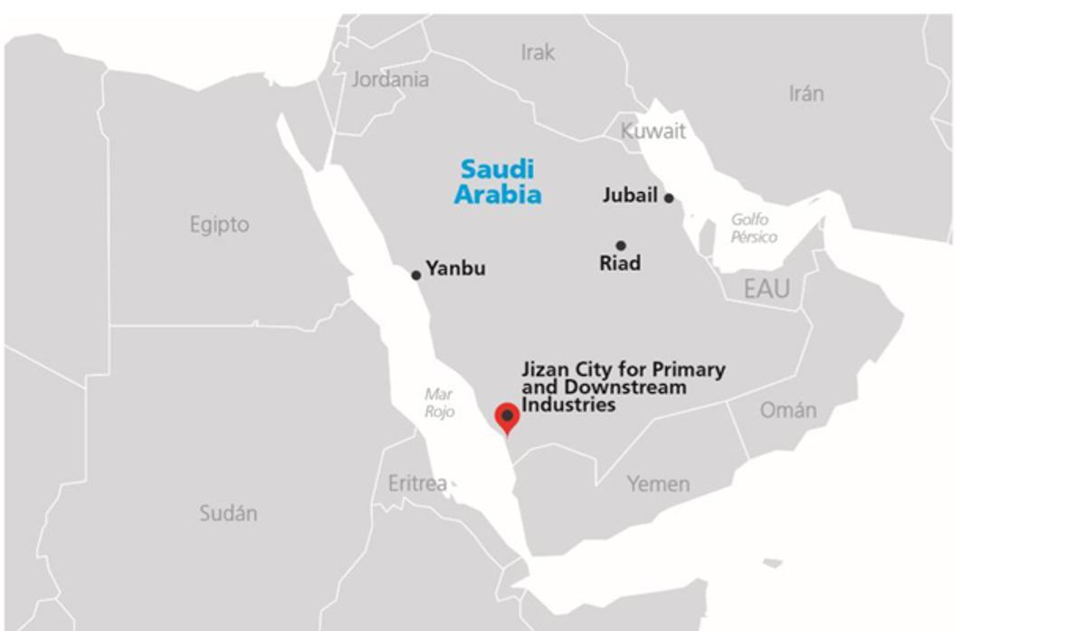 Aqualia gestionará el abastecimiento de agua a uno de los mayores complejos industriales de Arabia Saudí