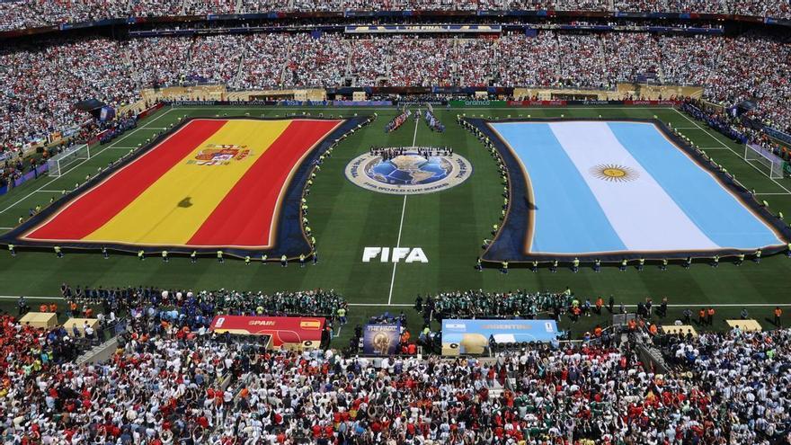 Final i VM 2026: Spanien - Argentina, i bilder