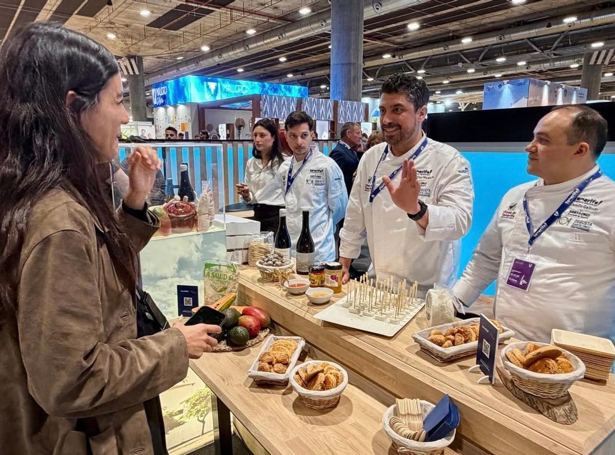 Alberto Margallo (derecha), ayer, en una de las actividades de Madrid Fusión.