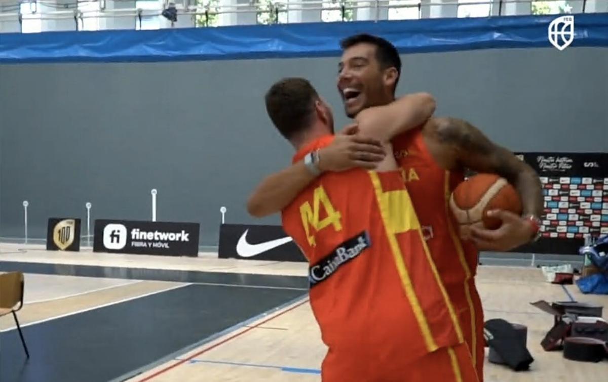 Parra y Willy Hernangómez, una amistad que se trasladará al Barça