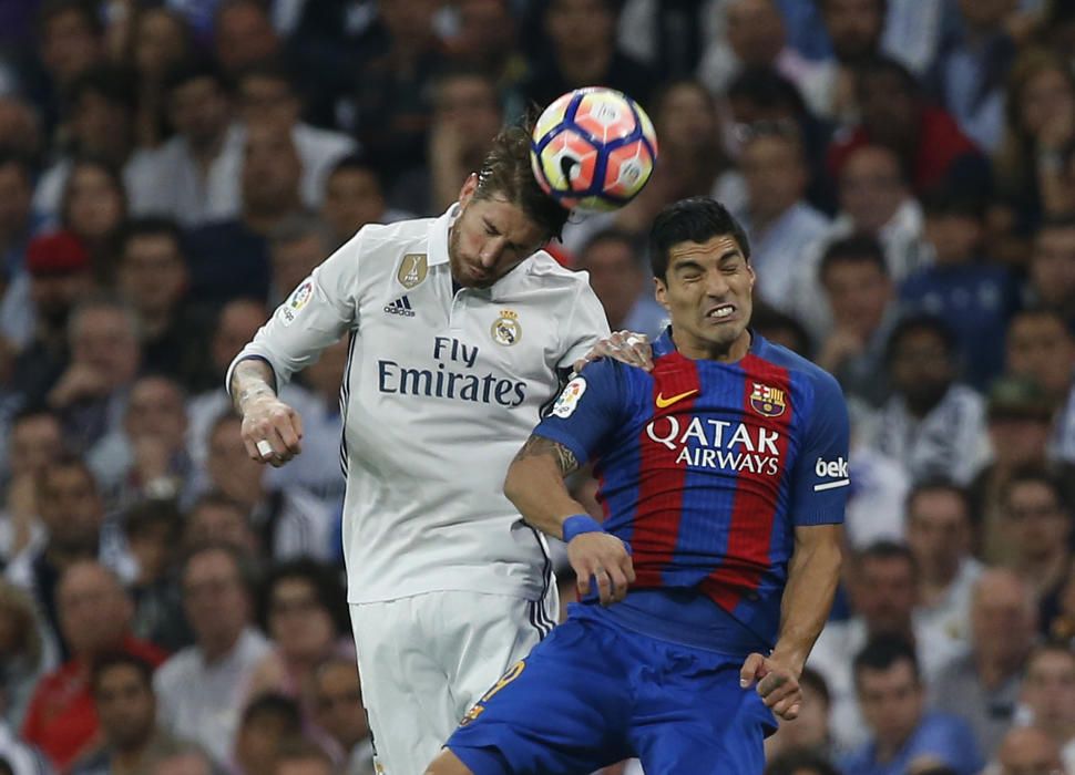 Imágenes del Clásico entre Real Madrid y Barcelona.