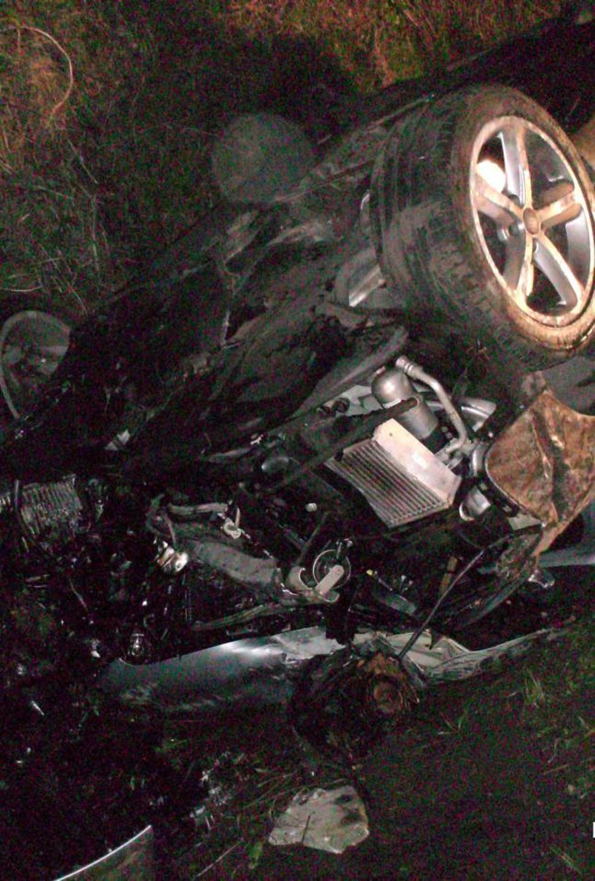 Herido al volcar con su coche en Tabaza