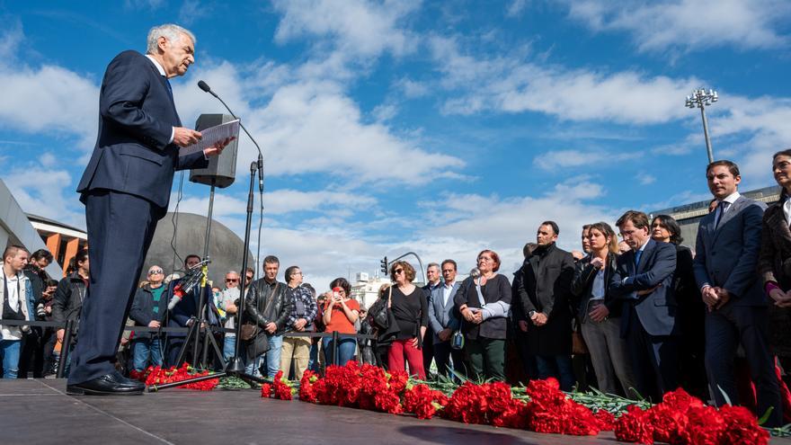 Las imágenes de los actos de recuerdo de las víctimas del 11M en Madrid