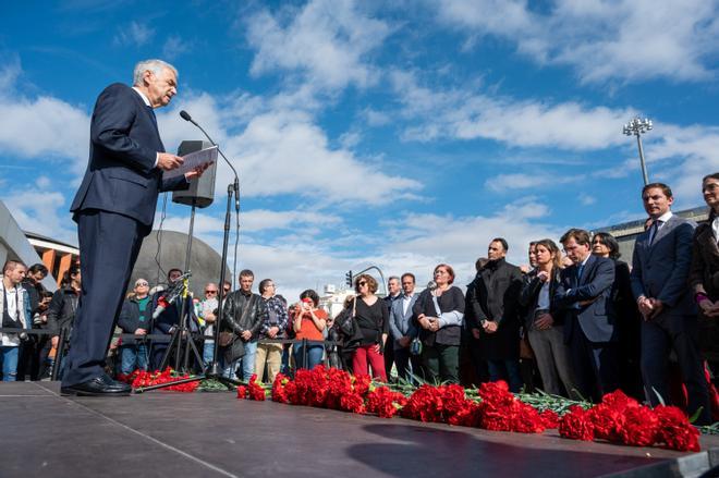 Las imágenes de los actos de recuerdo de las víctimas del 11M en Madrid