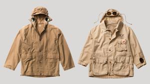 Comparación entre la Explorer Jacket (izquierda) y la Goggle Jacket o Mille Miglia (derecha)