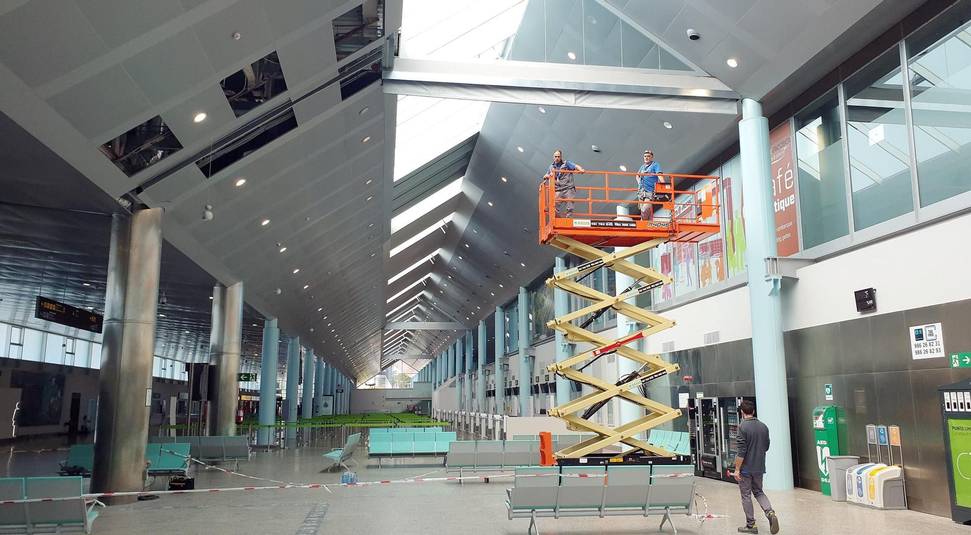 Todo listo en el aeropuerto de Vigo para su reapertura