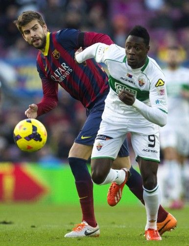 Imágenes del partido disputado entre el Barcelona y el Elche.