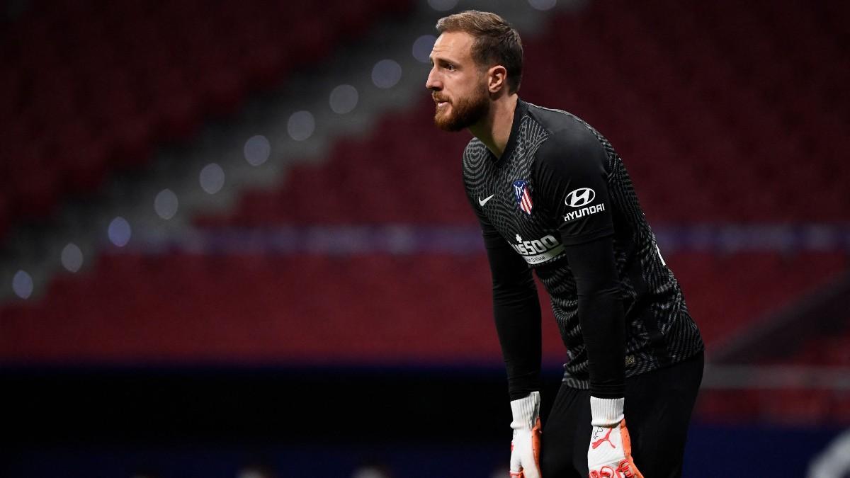 Oblak, tras un gol de la Real