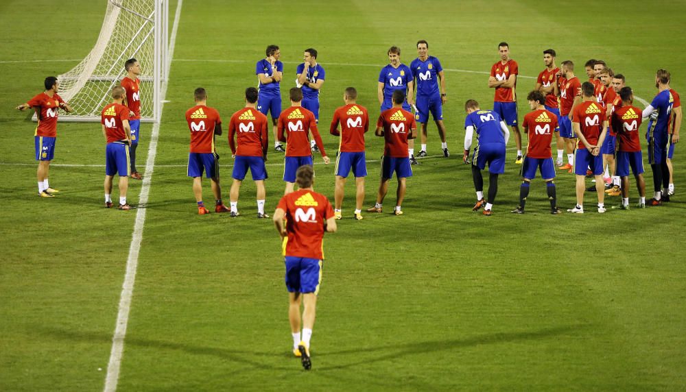 ENTRENAMIENTO SELECCIÓN ESPAÑOLA