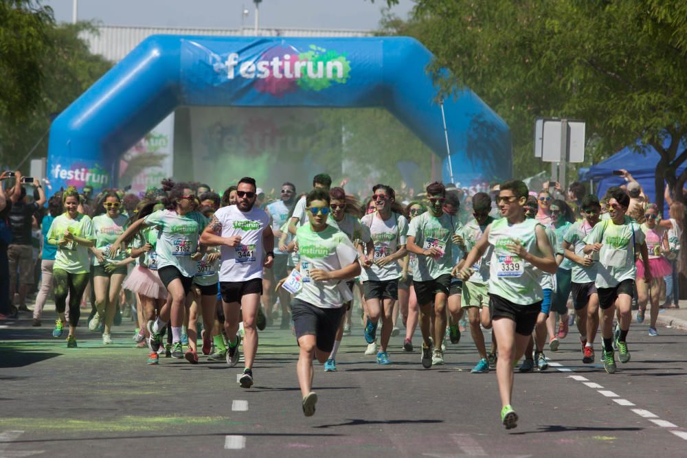 Arcoíris de corredores en el FestiRun