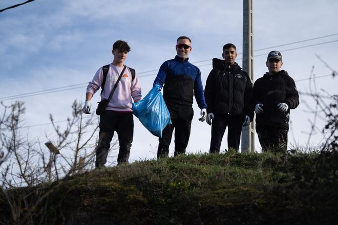 GALERÍA | Así ha sido la recogida de basura en las orillas del Río Duero