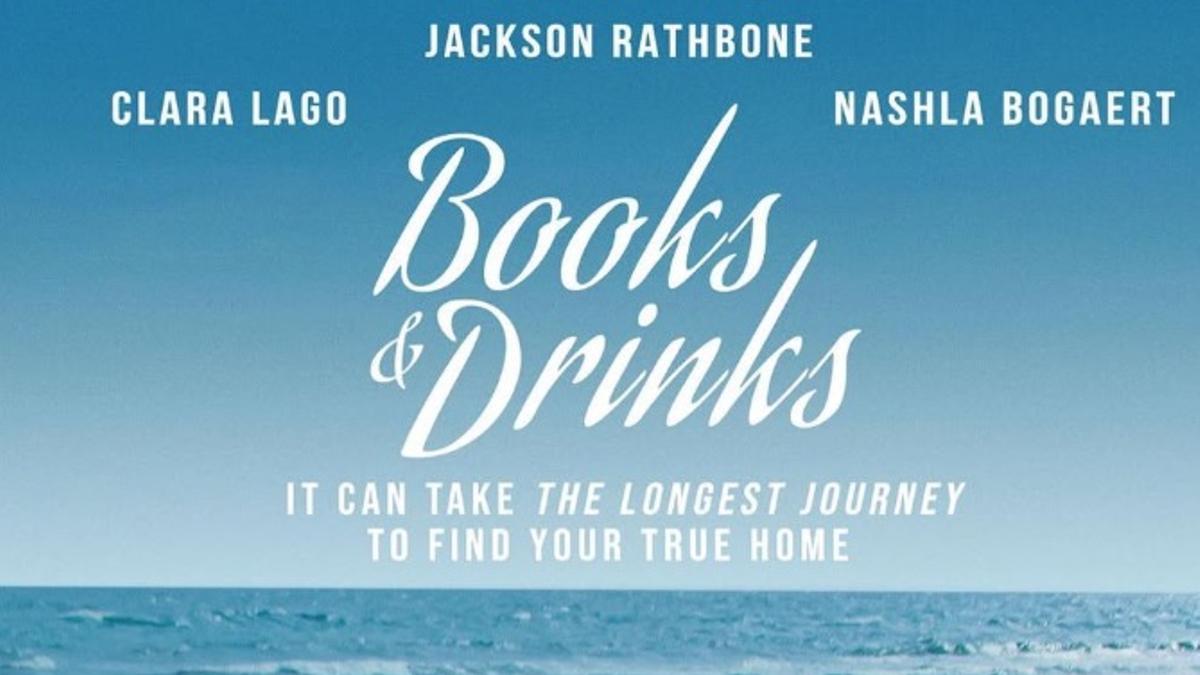 Cartel película "Books&amp;Drinks"