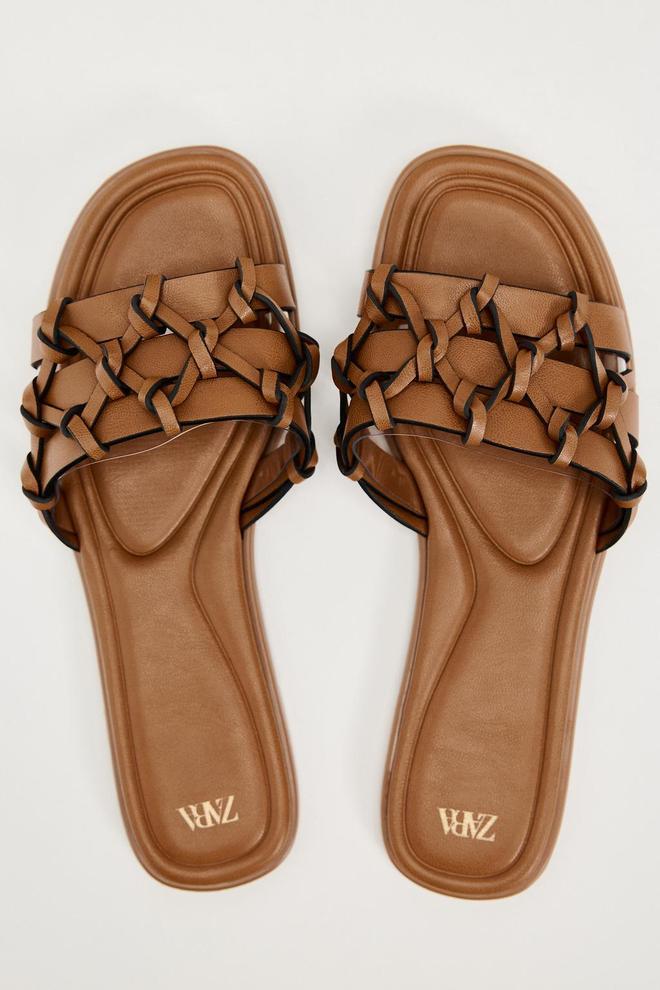 Sandalias con nudos de Zara