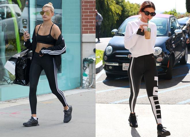 Look sport: Hailey Baldwin vs. Selena Gomez