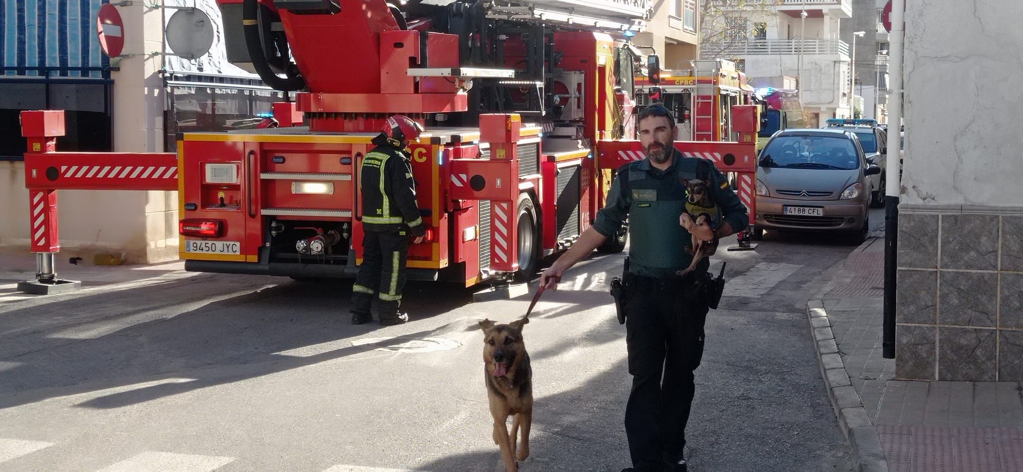 Herida con quemaduras graves una mujer de Moncofa en el incendio de su vivienda