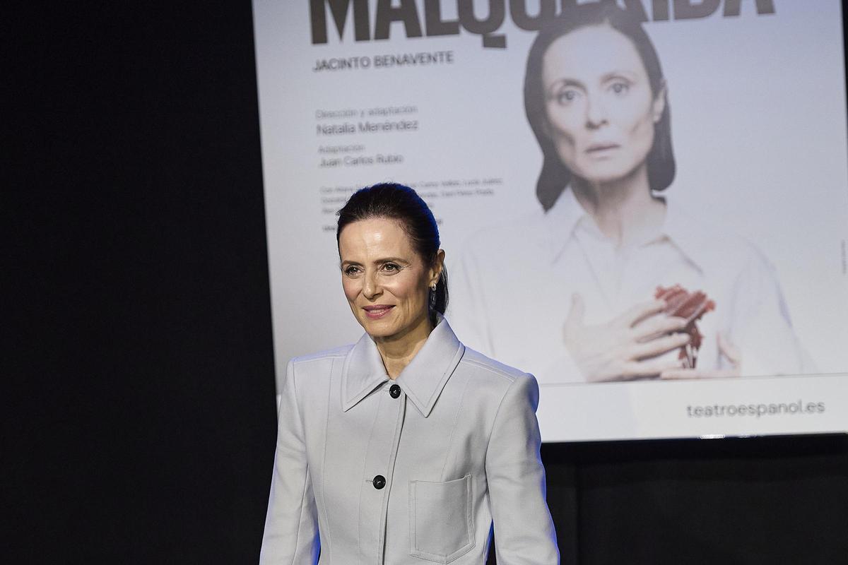 Aitana Sánchez-Gijón, en el Teatro Español.