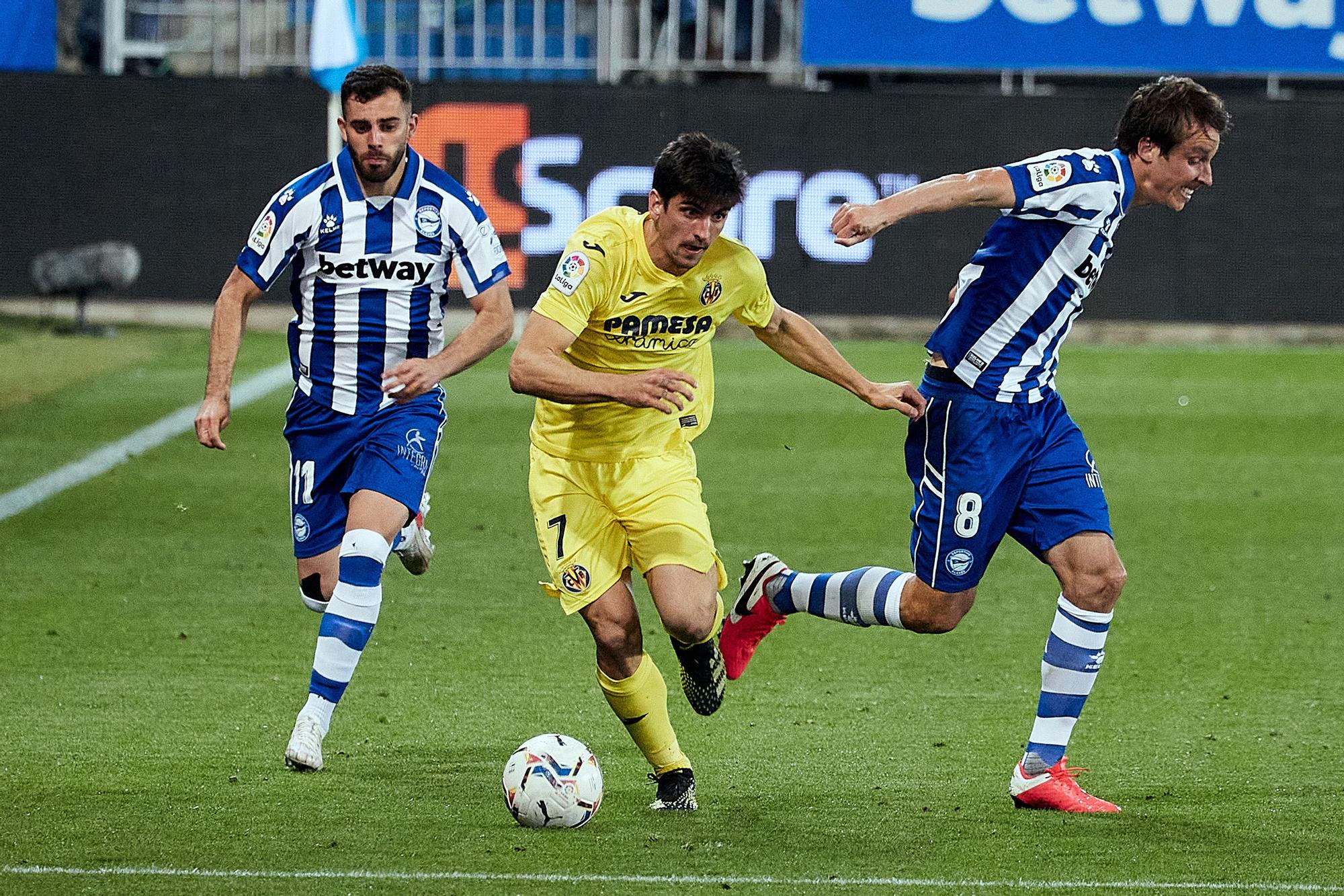 El Alavés-Villarreal, en imágenes