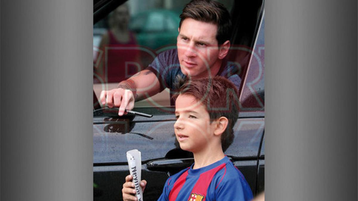 Leo Messi, este jueves en la Ciutat Esportiva
