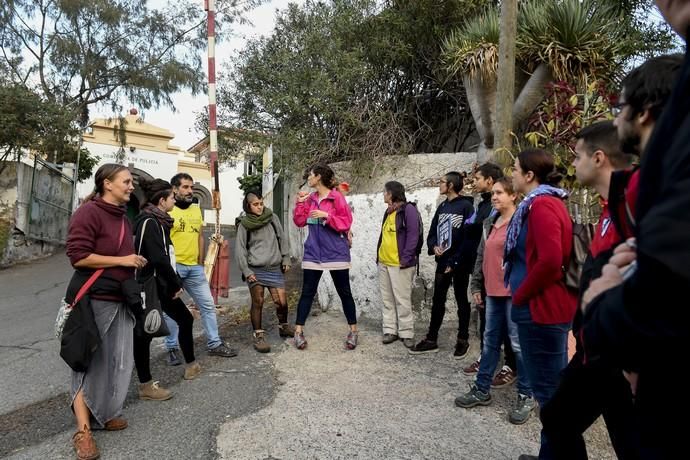 15-11-19 LAS PALMAS DE GRAN CANARIA.PLAZA DE SANTA ANA-PRISION DE SAN JUAN. LAS PALMAS DE GRAN CANARIA. Marecha contra los CIES. Fotos: Juan Castro.  | 15/11/2019 | Fotógrafo: Juan Carlos Castro