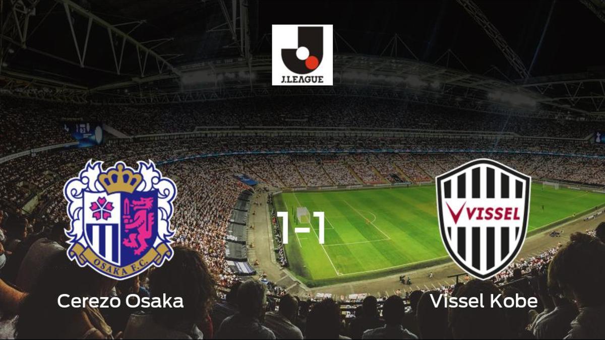 El Cerezo Osaka y el Vissel Kobe empatan 1-1 y se reparten los puntos