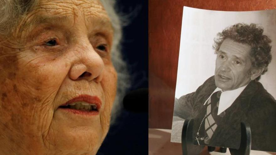 Elena Poniatowska y Juan José Arreola.