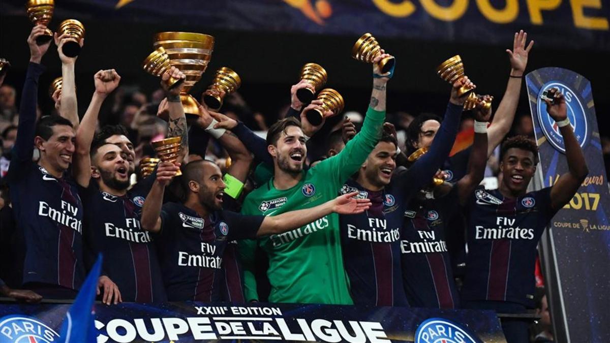 El PSG ha conquistado la Copa de la Liga tras golear al Mónaco (1-4)