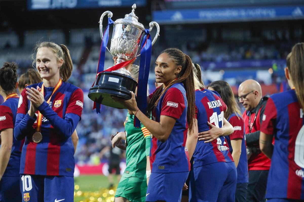 El FC Barcelona, campeón de la Copa de la Reina