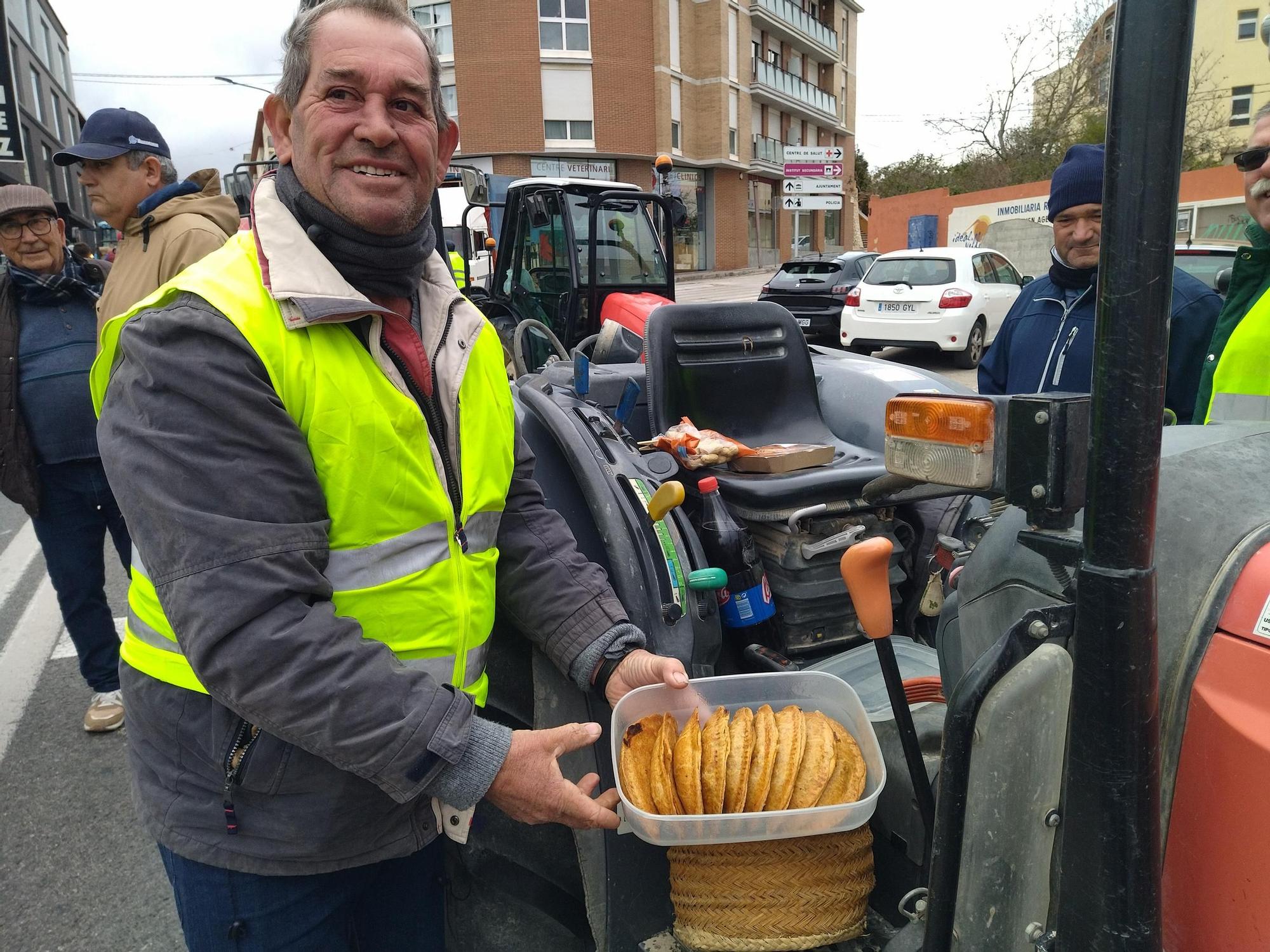 La tractorada de la Marina Alta, en imágenes