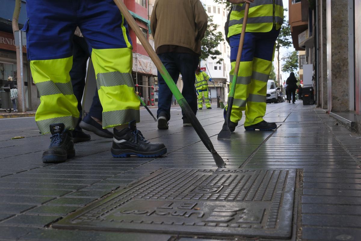 Retirada de chicles de las calles de Las Palmas de Gran Canaria
